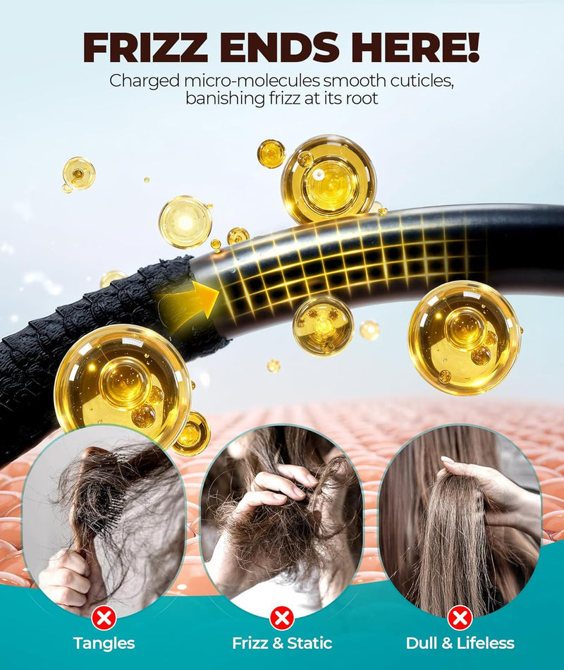 5X Penetration Hair Mask with 5 Botanical Oils, HA-Infused Hair Treatment for Ultra Moisture & Hydration, Dual-Protein Biomimetic Repair Keratin Conditioner, Deep Nourish Care for Damaged, Dry Hair