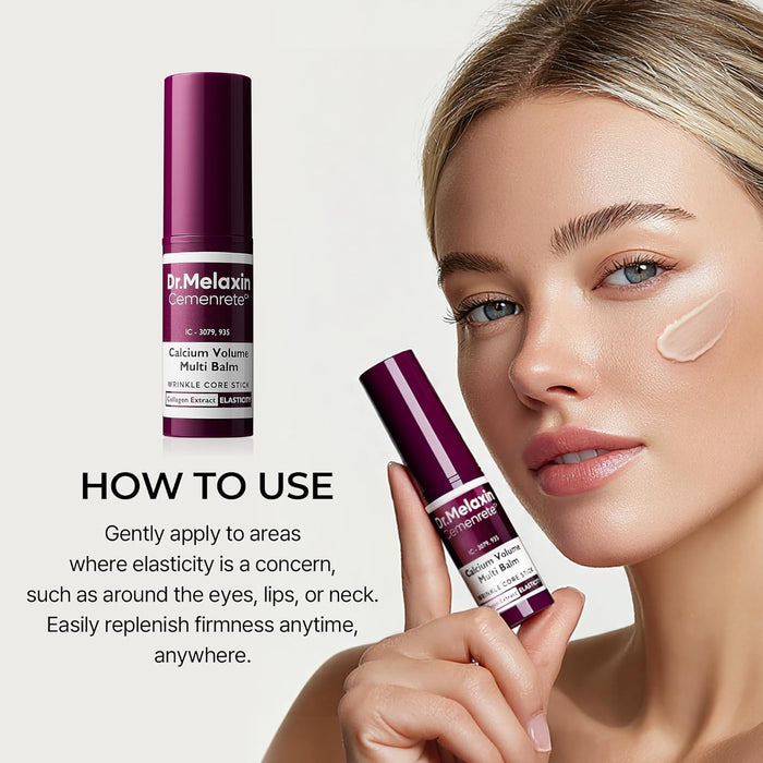 Dr.Melaxin Cemenrete Calcium Multi Balm 9g Korean Skin Care All In One Stick Collagen Face Eye treatment Balm
