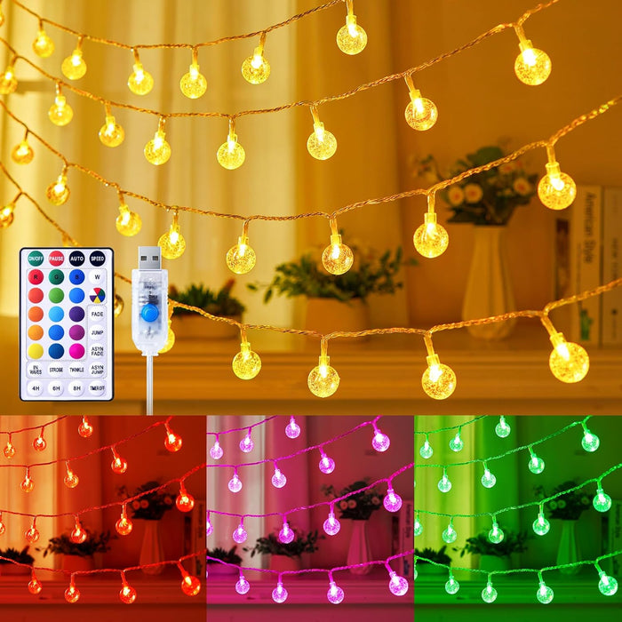 Minetom Star String Lights Battery Operated - 17 ft 50 LED Star Fairy String Lights with Timer, Waterproof for Indoor Bedroom Tent Loft Bed Patio Party Wedding Decor, Warm White