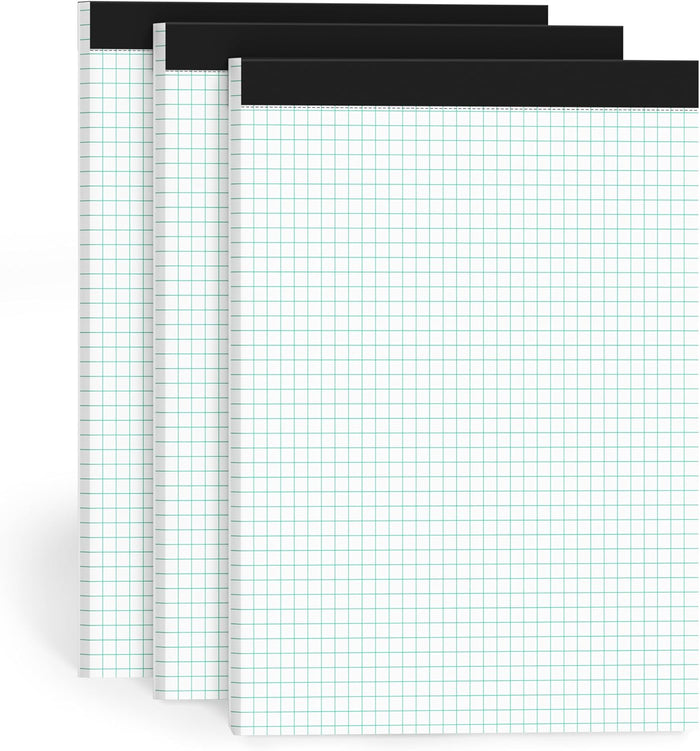 Legal Pads 8.5 x 11, 3 Pack Yellow Note Pads 8.5 x 11 Writing Pads, Wide Ruled Legal Notepads, Lined Pads of Paper Yellow Paper Pads, 30 Sheets Per Notepad for School, Home, Office, Business