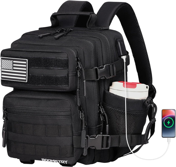 15L Mini Tactical Backpack Small Tactical Backpack for Women, Military Backpack for Gym, Hiking, Daily (Purple Nebula-15L)