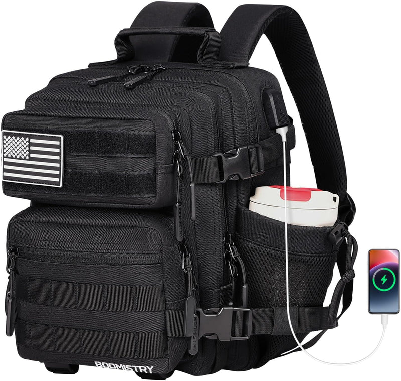 15L Mini Tactical Backpack Small Tactical Backpack for Women, Military Backpack for Gym, Hiking, Daily (Purple Nebula-15L)
