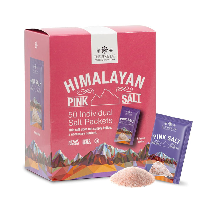 The Spice Lab Himalayan Salt - Coarse 2.2 Lb / 1 Kilo - Pink Himalayan Salt is Nutrient and Mineral Dense for Health - Gourmet Pure Crystal - Kosher & Natural Certified
