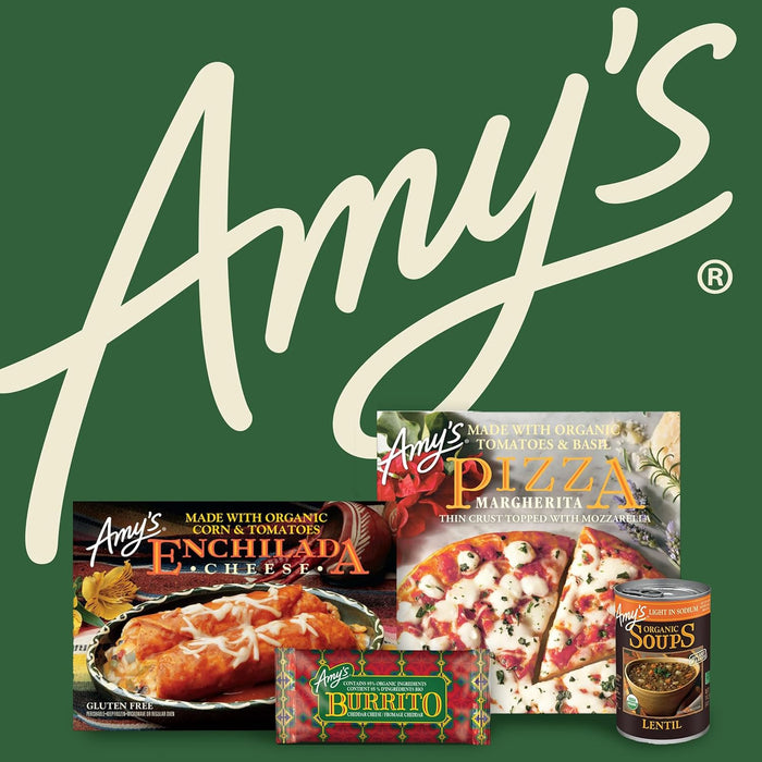 Amy's Frozen Meals, Broccoli and Cheddar Cheese Bake, Made With Organic Rice Pasta and Veggies, Gluten Free Microwave Meals, 9.5 Oz