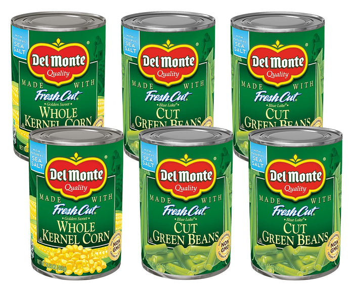DEL MONTE BLUE LAKE French Style Green Beans, Canned Vegetables, 14.5 oz Can