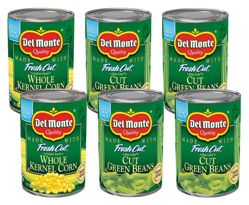 DEL MONTE BLUE LAKE French Style Green Beans, Canned Vegetables, 14.5 oz Can