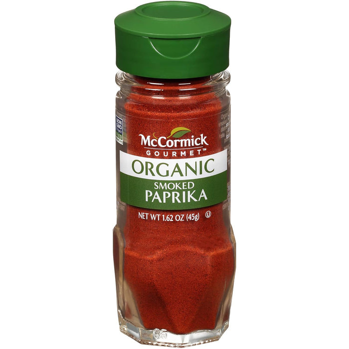 McCormick Gourmet Organic Smoked Paprika, 1.62 oz (Pack of 3)