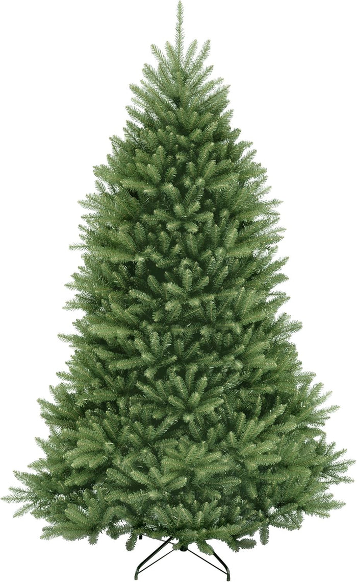 National Tree Company Artificial Full Christmas Tree, Green, Dunhill Fir, Includes Stand, 7.5 Feet