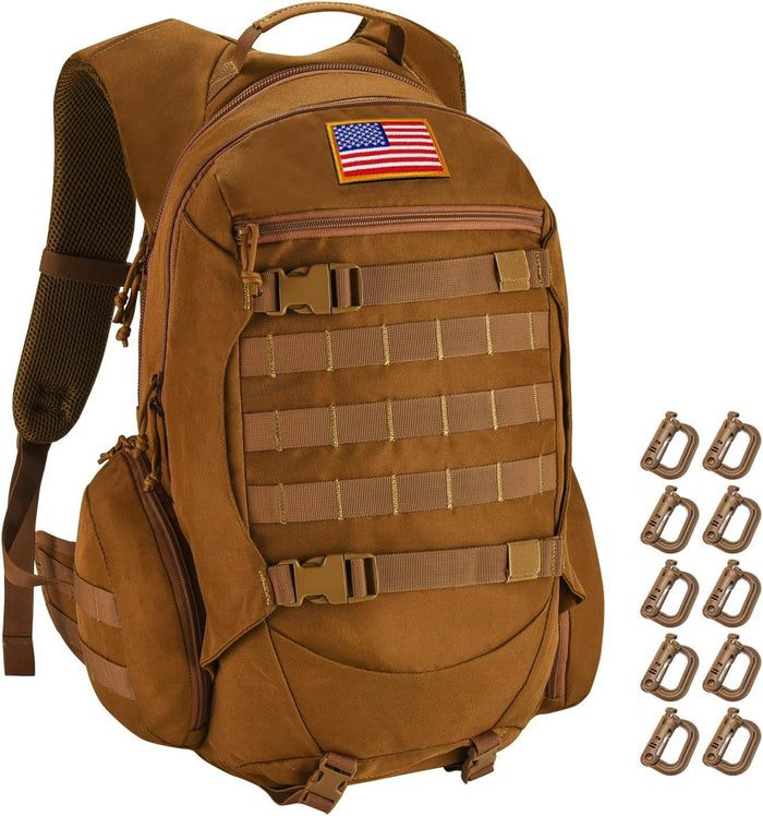 Tactical Backpack for Men, Military Backpack for Hiking, Motorcycle Backpack (black), 35L