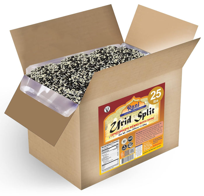 Rani Urid/Urad Dal (Split Matpe Beans Skinless) Indian Lentils 14oz (400g) ~ All Natural | Gluten Friendly | NON-GMO | Kosher | Vegan | Indian Origin