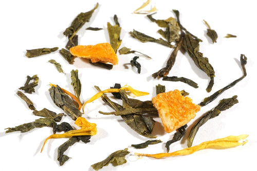 Beantown Tea & Spices - Citrus Green Tea. Gourmet Loose Leaf Green Tea. All Natural. (8 oz.)