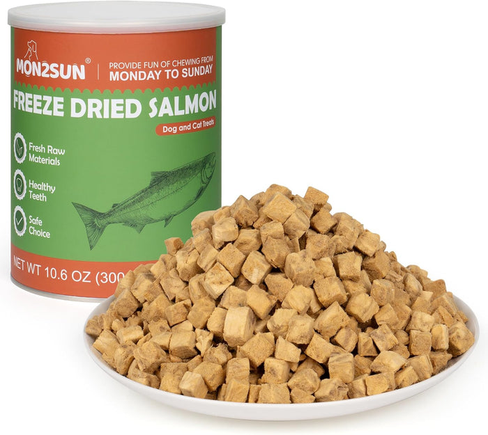MON2SUN Freeze Dried Chicken Cat and Dog Treats, Single Ingredient Natural and Healthy Dog Snacks, High Protein Training Treats & Food Topper, 6oz