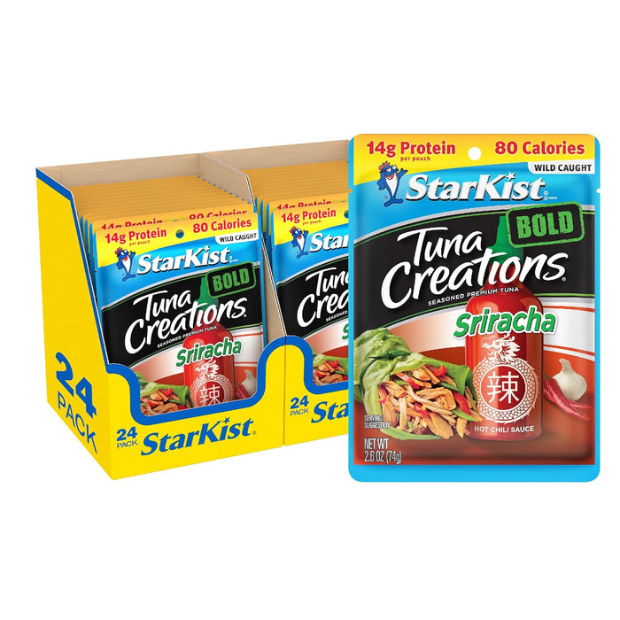 StarKist Tuna Creations, Deli Style Tuna Salad, Single Serve Pouch, 3 oz (Pack of 5)