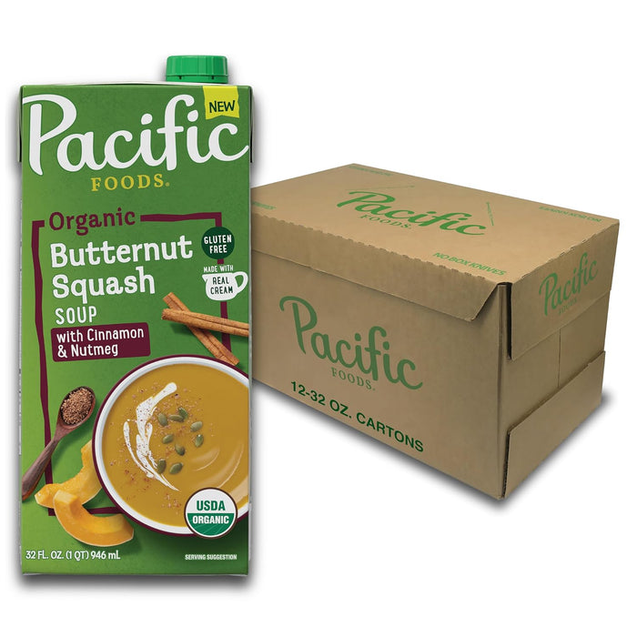 Pacific Foods Organic Cashew Carrot Ginger Soup, 32 oz Carton