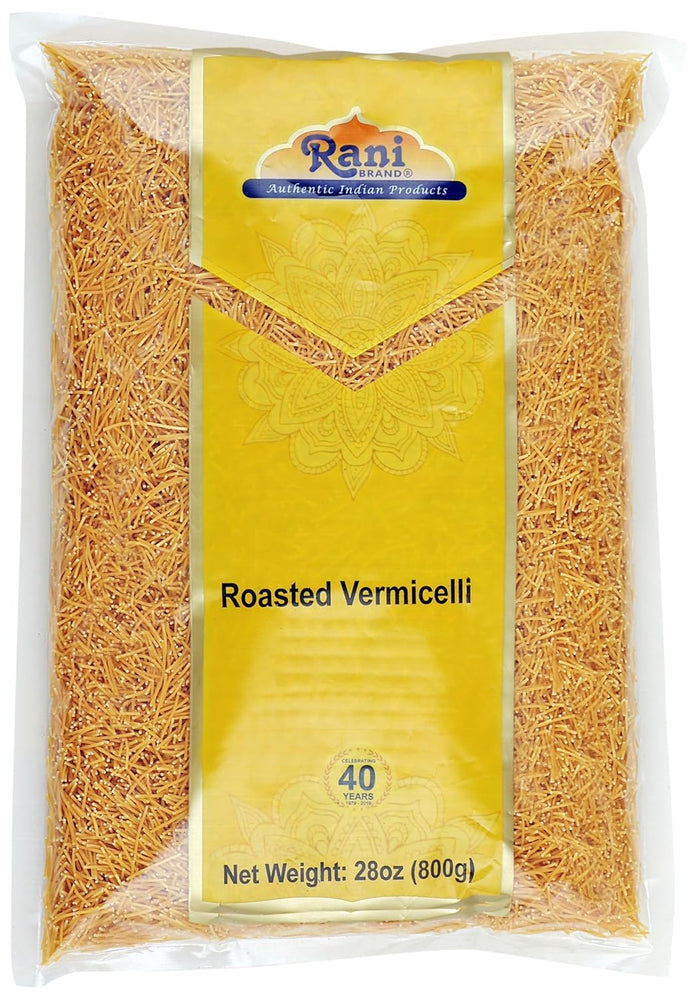 Rani Roasted Vermicelli (Roasted Wheat Noodles) 12.25oz (350g) ~ All Natural | Vegan | NON-GMO | Indian Origin