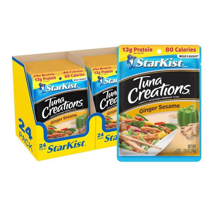 StarKist Tuna Creations, Deli Style Tuna Salad, Single Serve Pouch, 3 oz (Pack of 5)