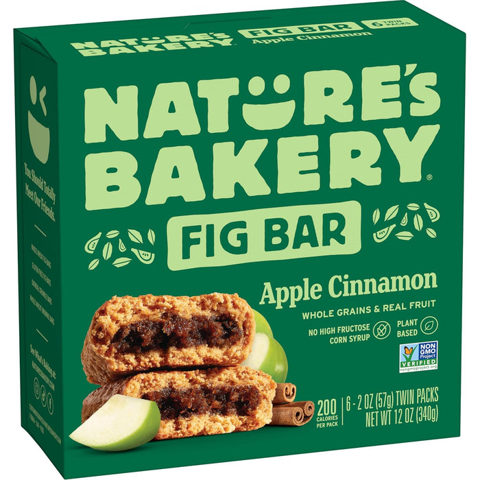 Nature's Bakery Whole Wheat Fig Bars, Real Fruit, Strawberry, 12 Twin packs