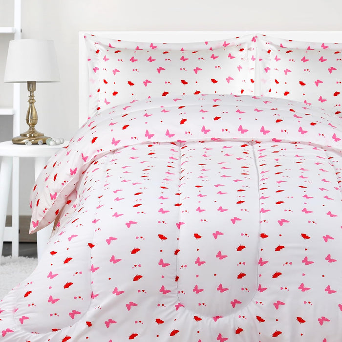 Utopia Bedding All Season Unicorn Comforter Set with 2 Pillow Cases, 3 Piece Soft Brushed Microfiber Kids Bedding Set for Boys/Girls, Machine Washable (Twin)