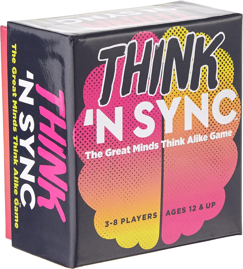 Gamewright - Think 'N Sync - Fast-Paced Party Card Game for Families & Friends, Ages 10+, 3-8 Players