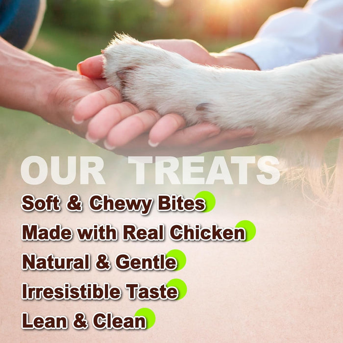Afreschi Natural Soft Chicken Breast Strips 16 oz, Dog Treats, All Natural, Hypoallergenic & Grain-Free, High-Protein, Healthy & Easily Digestible, Soft Texture