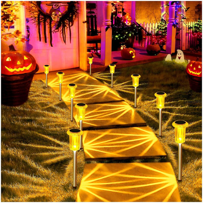 DenicMic Solar Lights LED Waterproof Pathway Lights