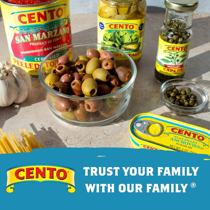 Cento Solid Packed Tuna in Olive Oil, 5 Ounce (Pack of 12)