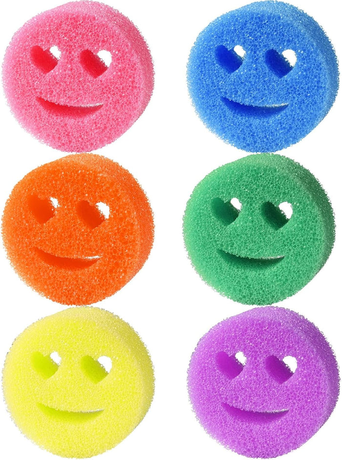 6 Pack Kitchen Sponges, Non-Scratch Sponge for Dishes, Sponges Kitchen, Household Cleaning Sponges, Multi-Functional Dish Washing Sponge for Dish Cookware Furniture Bathroom