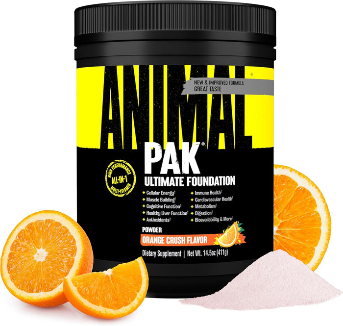 Animal Pak - Convenient Multivitamin for Men & Women Daily All-in-One Vitamin & Supplement Pack - Zinc, Vitamins C, B, D, Amino Acids, and Immune Support - Sports Nutrition Performance - 44 Count