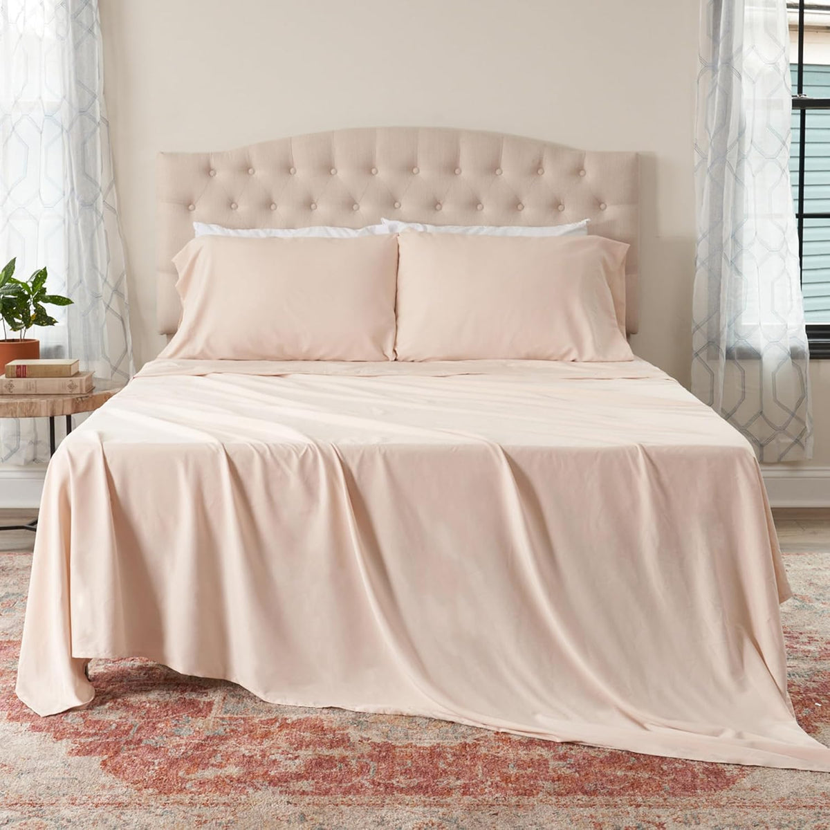 Northwest Ashford Home Essentials Bedding, 3 Piece Twin Size Sheet Set, Glacier Gray