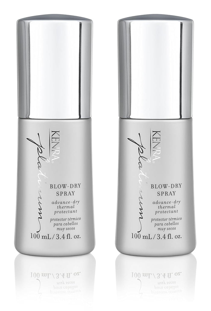 Platinum Blow-Dry Spray | Time-Saving Heat Protectant | Detangles, Smooths, and Softens | Eliminates Frizz & Resists Humidity | Medium To Coarse Hair
