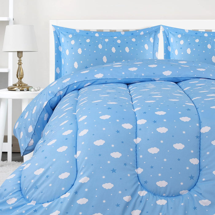 Utopia Bedding All Season Unicorn Comforter Set with 2 Pillow Cases, 3 Piece Soft Brushed Microfiber Kids Bedding Set for Boys/Girls, Machine Washable (Twin)