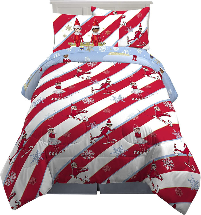 Franco Grinch by Dr. Seuss Holiday & Christmas Bedding Super Soft Comforter and Sheet Set with Sham, 7 Piece King Size (Official Dr. Seuss Product)