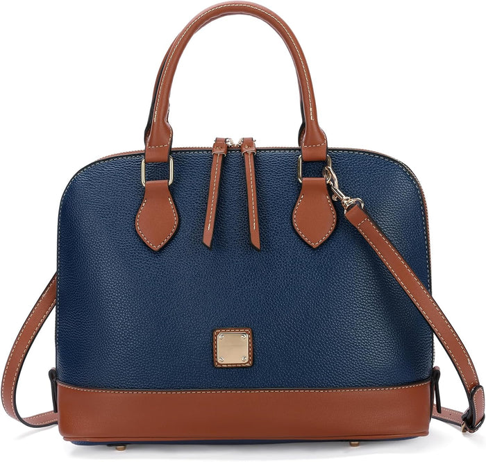 GAEKEAO Top Handle Bag for Women Faux Leather Satchel Bags Hobo Bags Crossbody Tote Purse with Detachable Satchel Strap