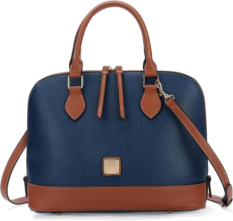 GAEKEAO Top Handle Bag for Women Faux Leather Satchel Bags Hobo Bags Crossbody Tote Purse with Detachable Satchel Strap