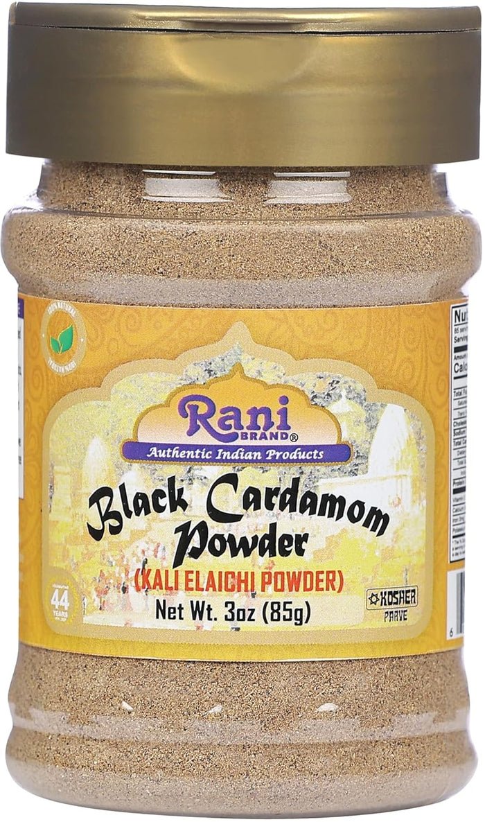 Rani Black Cardamom Pods (Kali Elachi) Whole Indian Spice 14oz (400g) ~ All Natural | Vegan | Gluten Friendly | NON-GMO | Kosher | Indian Origin | Smokey, Tsaoko, Cao Guo, Bach Dan Khau, Badi