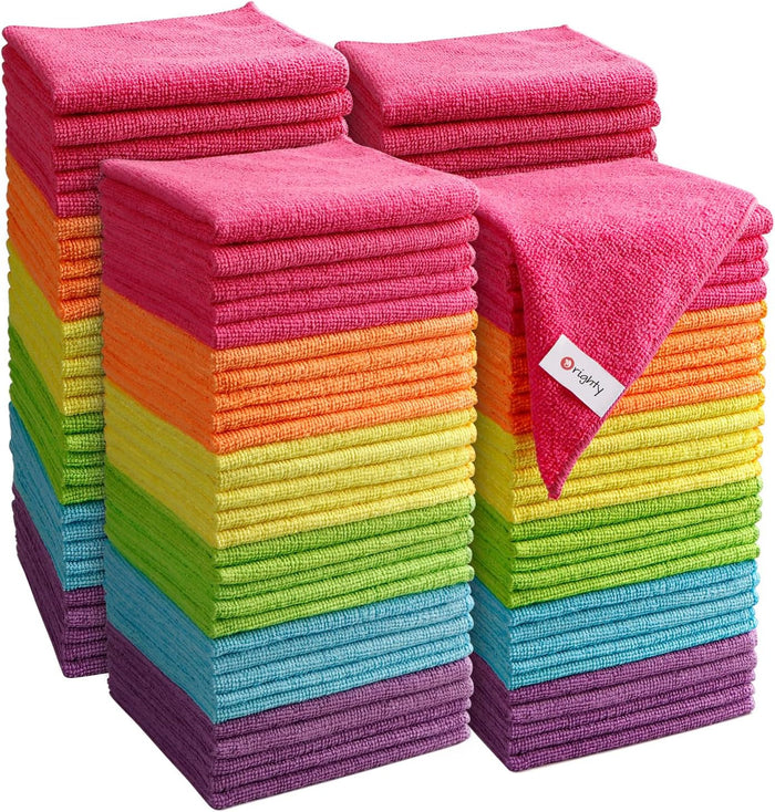 Orighty Microfiber Cleaning Cloth, Highly Absorbent, Lint Free