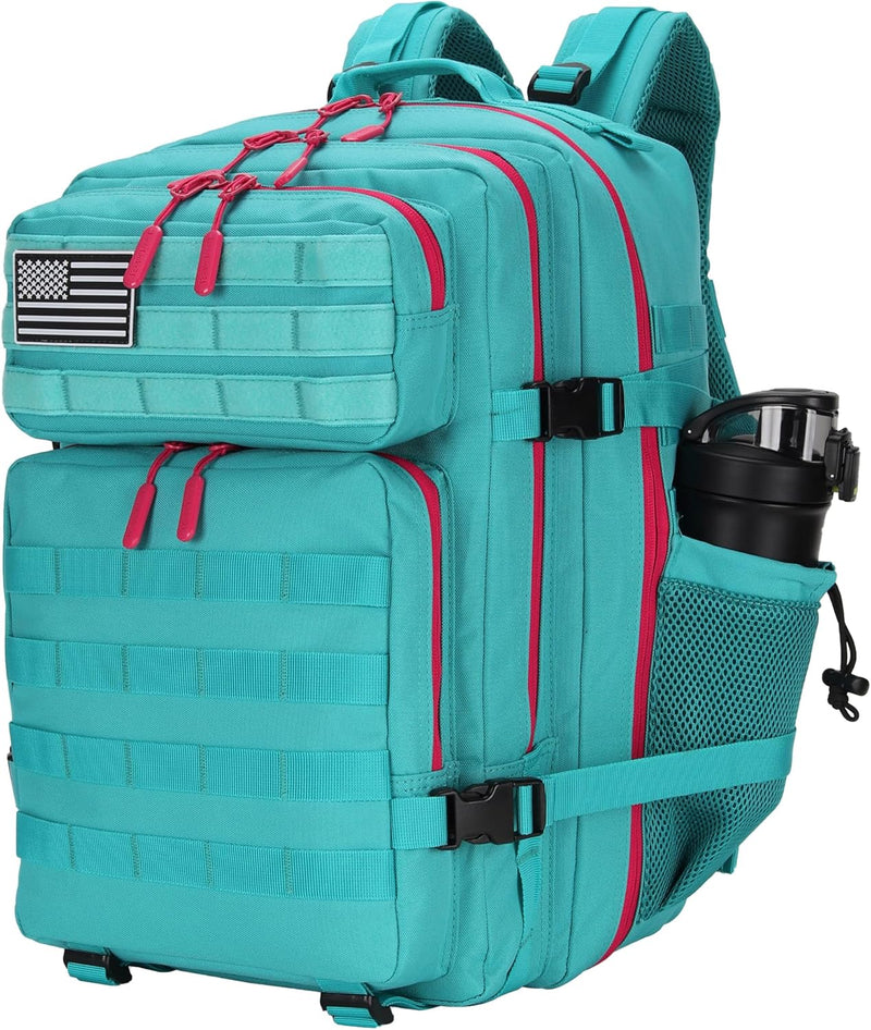 25L Tactical Backpack for Men Women Military Backpack Army Assault Pack Molle Backpack Small Bug Out Bag Travel Rucksack Daypack (Light Purple)