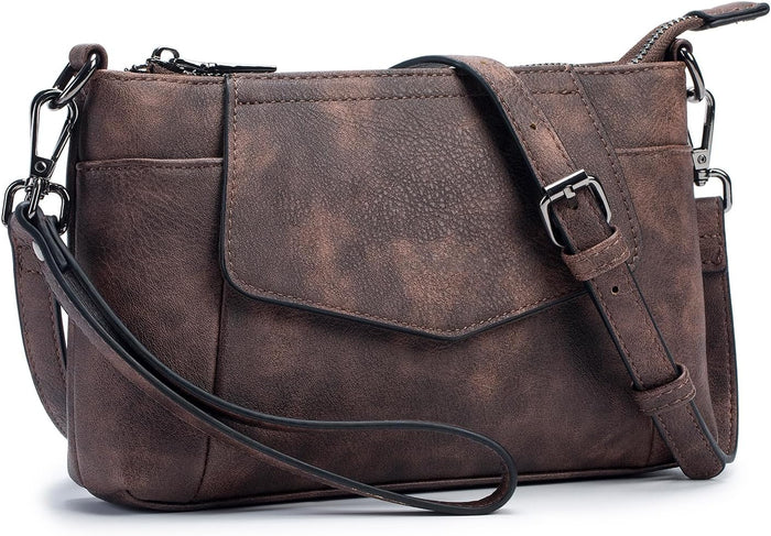 Switrock Small Crossbody Bags for Women, Cell Phone Bag Mini Over Wristlets Handbag Wallet Purse with Card Slots