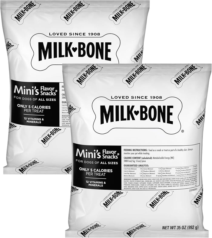 Milk-Bone Mini's Flavor Snacks Dog Treats, 36 Ounce