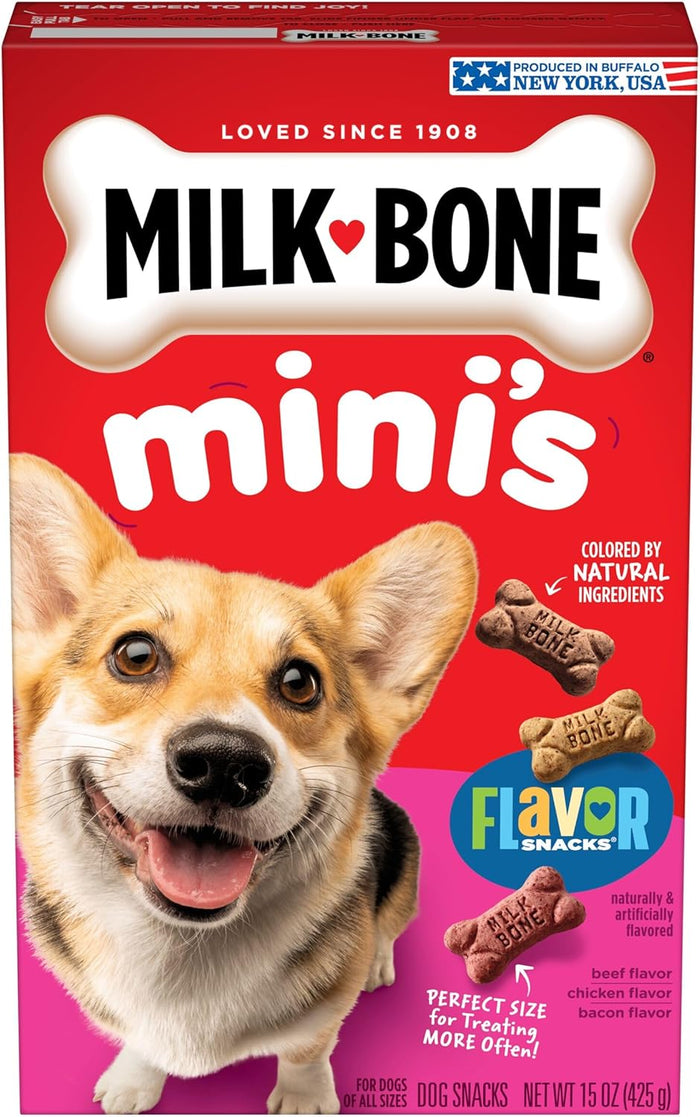 Milk-Bone Mini's Flavor Snacks Dog Treats, 36 Ounce