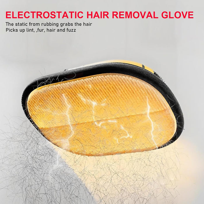 3Pcs Pet Hair Removal Glove for Cats & Dogs, Reusable Electrostatic Pet Hair Gloves,Pet Hair Remover, Newly Upgraded Pet Hair Removal Tool for Car Seat,Clothing,Carpet,Couch