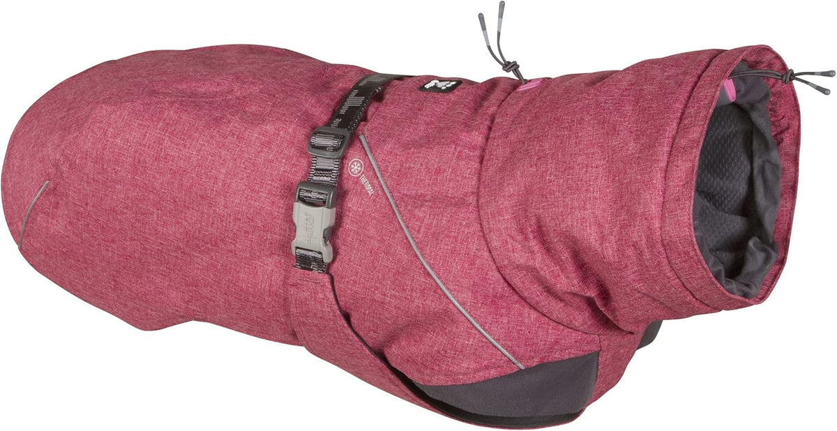 Hurtta Expedition Parka, Winter Dog Coat, BlackBerry, 16XS