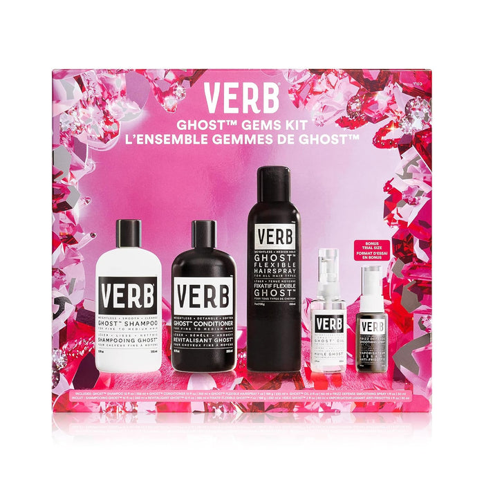 VERB Ghost Shampoo & Conditioner Duo Set - Infused with Moringa Oil -Cleanses + Moisturizes Fine and Weighed Down Hair - Vegan, No Parabens or Harmful Sulfates