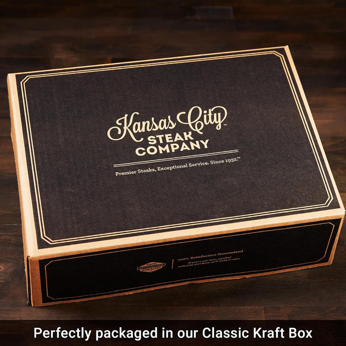 Premium Classic Beef Steakburgers, 16 count, 4.5 oz each - Vacuum-Sealed Restaurant-Quality Beef and Cooking Instructions from Kansas City Steak Company. A Grill-Ready True American Classic.