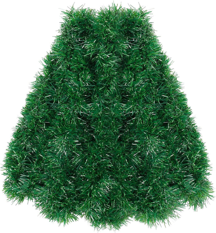 20ft/6m Christmas Tinsel Garland Iridescent Metallic Hanging Garland for Christmas Tree Fireplace Mantle Home Decoration