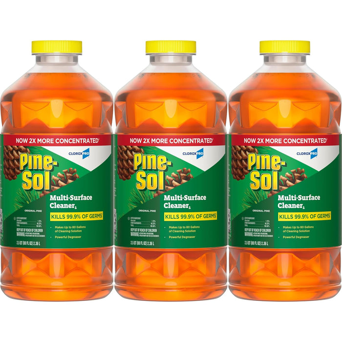 CloroxPro Pine-Sol Multi-Surface Cleaner, All Purpose Cleaner, Original Pine, 80 Fluid Ounces (60606) (Package May vary)