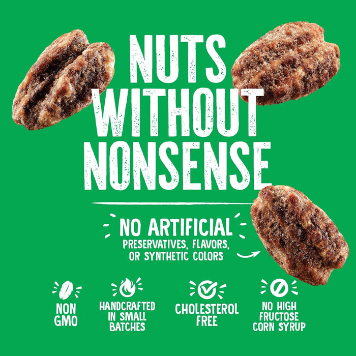 Emerald Nuts Kettle Glazed Pecans (1-Pack), 5oz Resealable Bag, Kosher Dairy Certified, Non-GMO, Contains No Artificial Preservatives, Flavors or Synthetic Colors