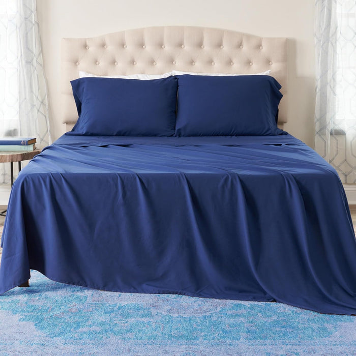 Northwest Ashford Home Essentials Bedding, 3 Piece Twin Size Sheet Set, Glacier Gray