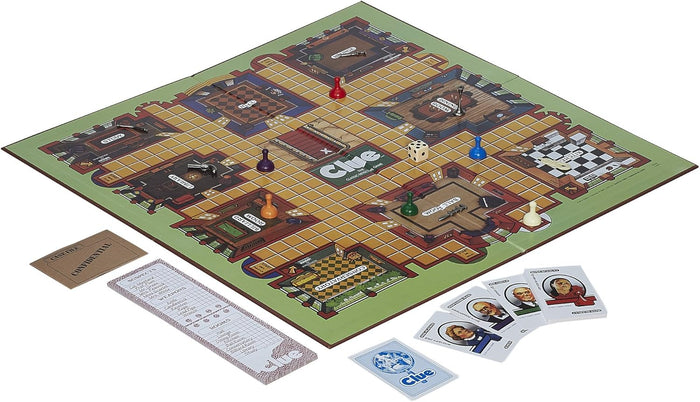 Hasbro Gaming Retro Series Clue 1986 Edition Board Game, Classic Mystery Game for Kids, Family Board Games for 3-6 Players, Ages 8+ (Amazon Exclusive)