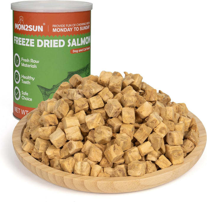 MON2SUN Freeze Dried Chicken Cat and Dog Treats, Single Ingredient Natural and Healthy Dog Snacks, High Protein Training Treats & Food Topper, 6oz